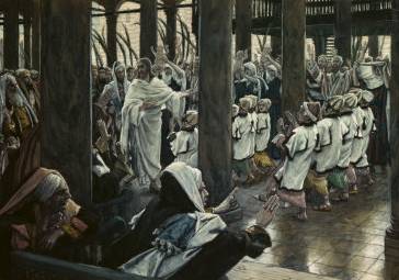Multitude in the Temple - James Tissot