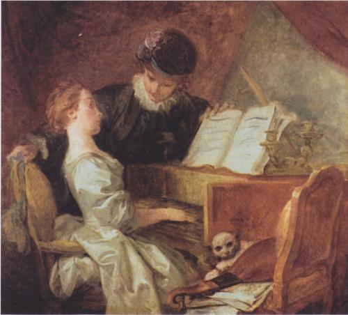Music Lesson - Jean Honore Fragonard