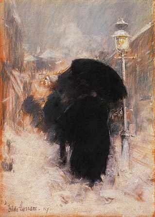 New York Blizzard - Childe Hassam