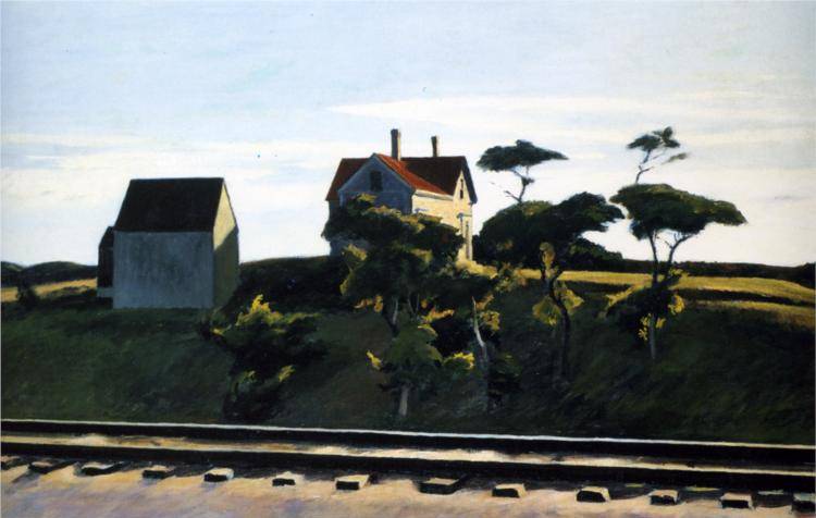 New York New Haven and Hartford - Edward Hopper