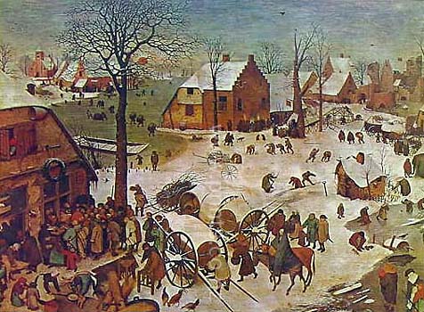 Numbering in Bethlehem - Pieter Bruegel