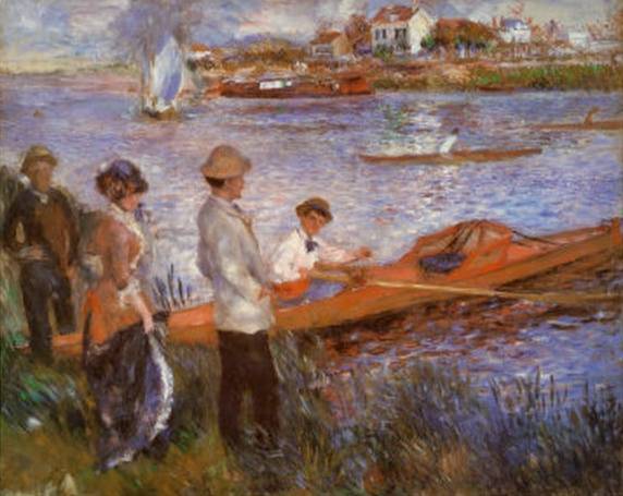 Oarsman of Chateau - Pierre Auguste Renoir