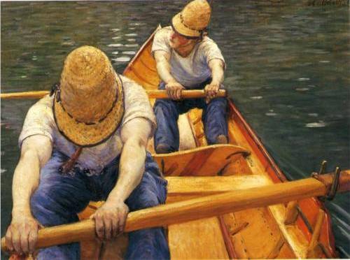 Oarsmen - Gustave Caillebotte