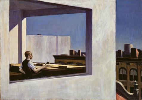 Office in Small City - Edward Hopper