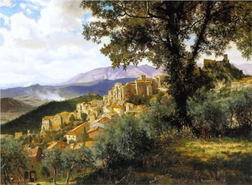 Olevano - Albert Bierstadt