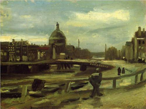 On the Singel in Amsterdam - Vincent Van Gogh