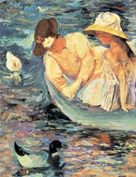 On the Water - Mary Cassatt