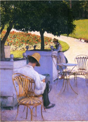 Orange Trees - Gustave Caillebotte