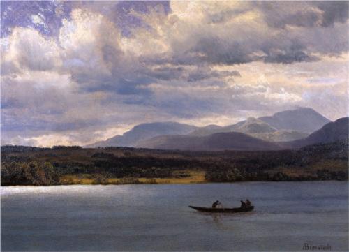 Overlook Mountain from Olana - Albert Bierstadt