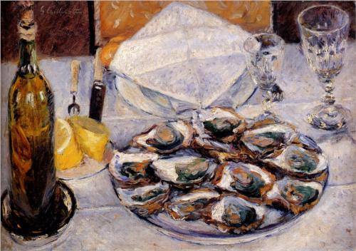 Oysters - Gustave Caillebotte