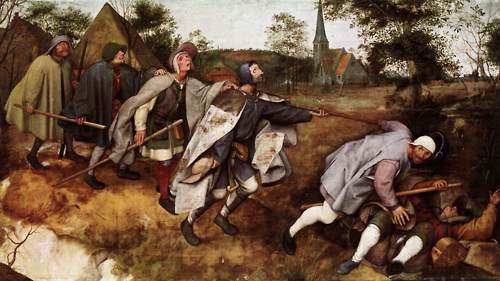 Parable of the Blind Leading the Blind - Pieter Bruegel