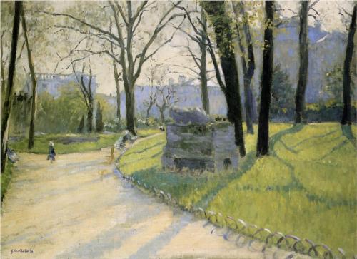 Parc Monceau - Gustave Caillebotte