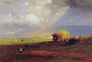 Passing Clouds Passing Shower - George Inness
