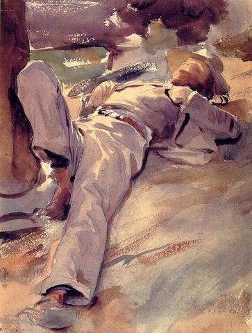 Pater Harrison (Siesta) - John Singer Sargent