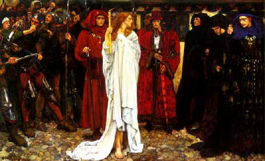 Penance of Eleanor, Duchess of Gloucester - Edwin Austin Abbey