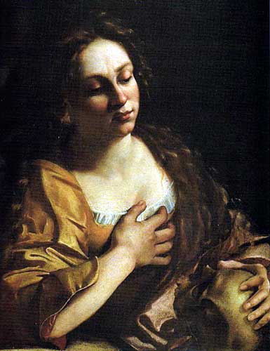 Penitent Magdalene - Artemisia Gentileschi