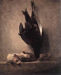 Pheasant & Hunting Bag -Jean Baptiste Simeon Chardin
