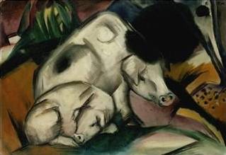 Pigs - Franz Marc