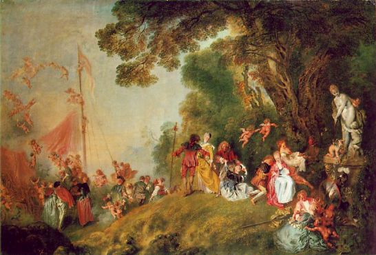 Pilgrimage to Cythera - Jean Antoine Watteau