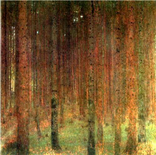 Pine Forest II - Gustav Klimt