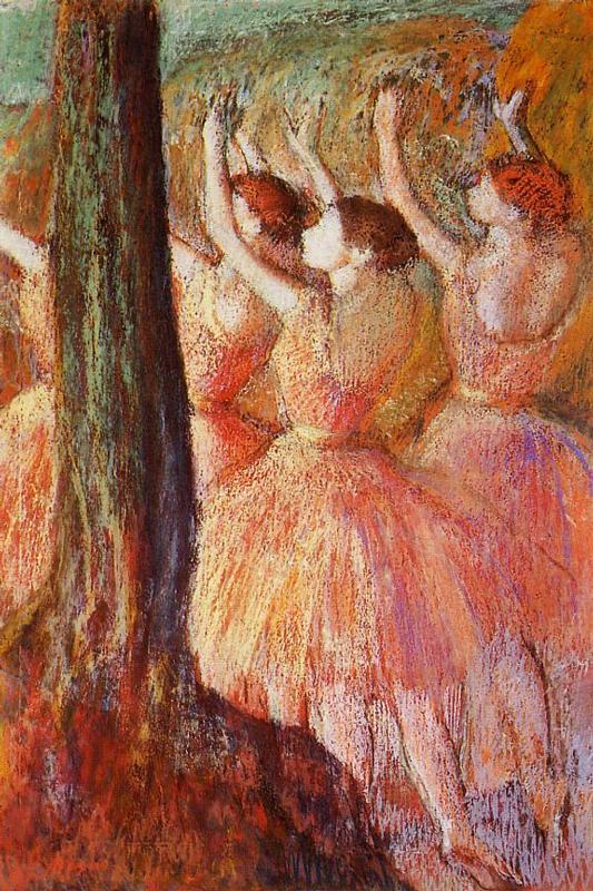 Pink Dancers - Edgar Degas