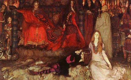 Play Scene in Hamlet - Edwin Austin Abbey