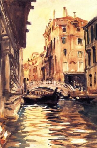 Ponte della Canonica - John Singer Sargent