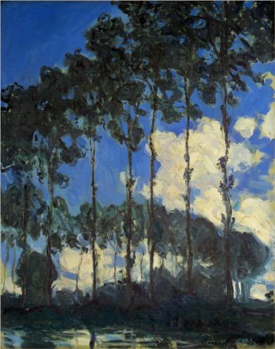 Poplars on the Banks of the Epte II - Claude Monet