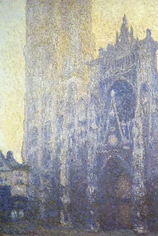 Portal in Morning, Rouen Cathedral - Claude Monet
