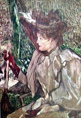 Portrait of Honorine - Henri de Toulouse Lautrec