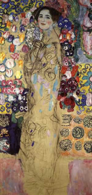 Portrait of a Lady - Gustav Klimt