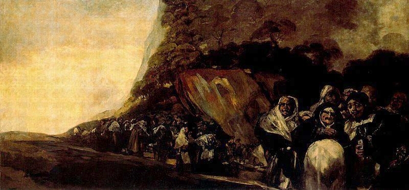 Procession of the Holy Office - Francisco Goya