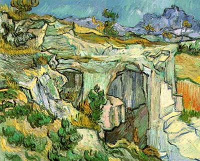 Quarry near Saint Remy - Vincent van Gogh