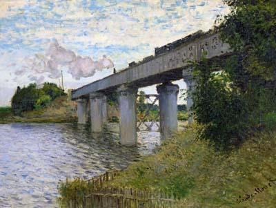 Railroad Bridge at Argenteuil - Claude Monet