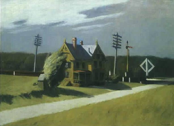 Railroad Crossing II - Edward Hopper