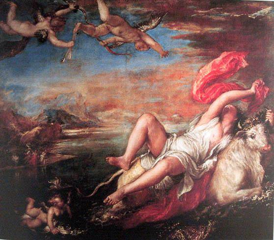 Rape of Europe 1559-1562 Tiziano Titian Vecellio