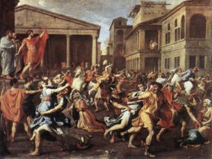 Rape of the Sabine Women - Nicolas Poussin