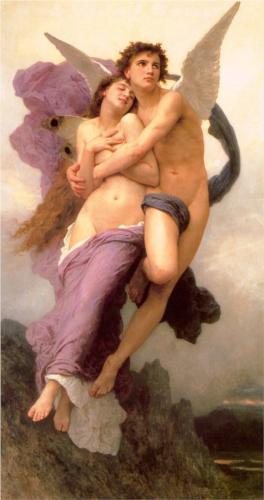 Rapture De Psyche - William Adolphe Bouguereau