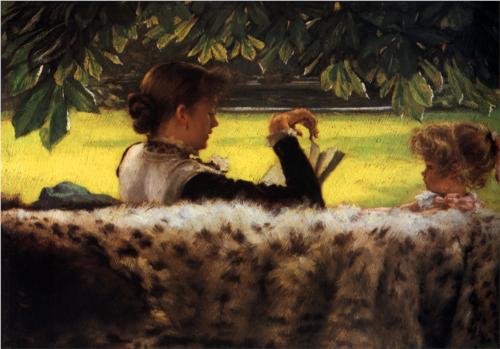 Reading a Story - James Tissot