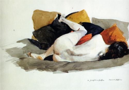 Reclining Nude - Edward Hopper