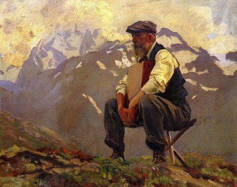 Reconnoitering - John Singer Sargent