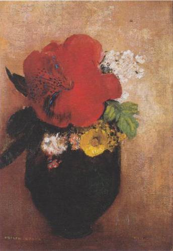 Red Poppy - Odilon Redon