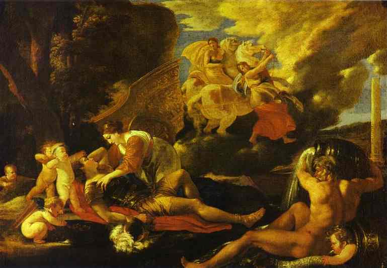 Renaud and Armide - Nicolas Poussin