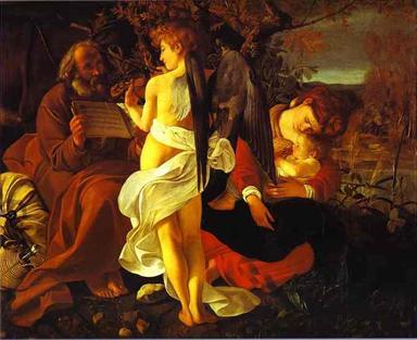 Rest on the Flight into Egypt - Caravaggio