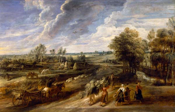 Return of the Peasants from the Fields - Peter Paul Rubens