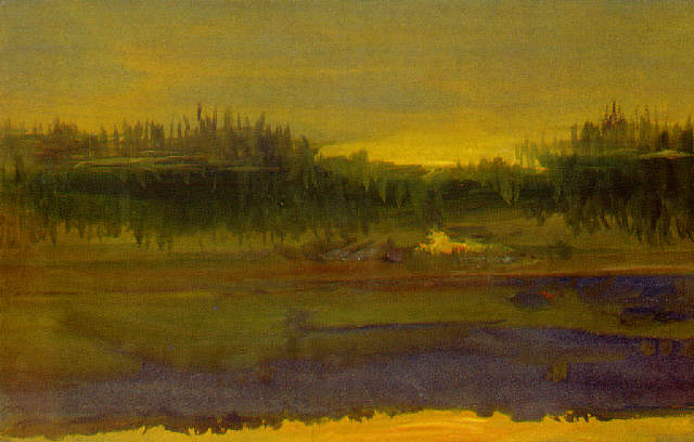 River Sunset - Otto Stark