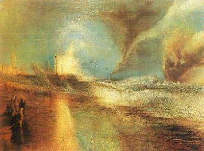 Rockets and Blue Lights - Joseph Mallord William Turner