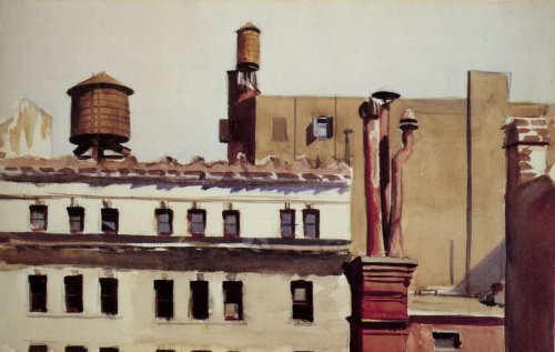 Rooftops - Edward Hopper