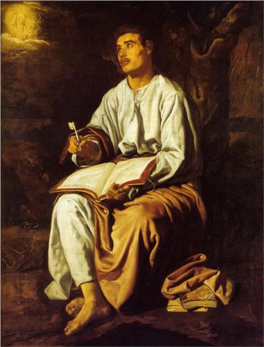 Saint John at Patmos - Diego Velazquez