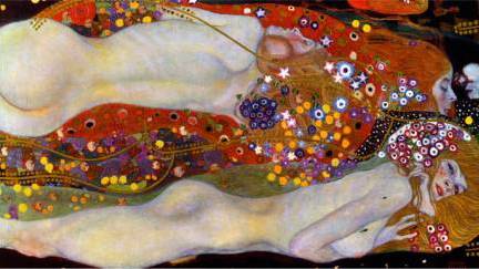 Sea Serpent II - Gustav Klimt